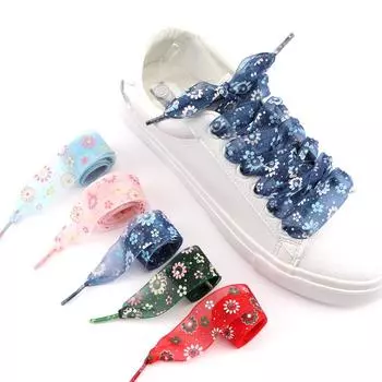 Шнурки с принтом, снежная пряжа, кружевные шнурки для обуви, ультратонкие прозрачные спортивные шнурки, женские шнурки