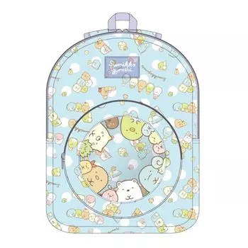 Shobido Sumikkogurashi Прозрачный карманный рюкзак Фиолетовый SK19797 Товары Персонаж Детский рюкзак Путешествия Экскурсия Sumikkogurashi Sumikko Стандартный