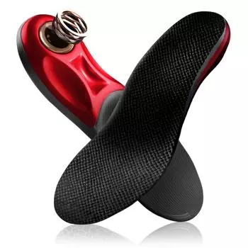 Shock Japanese Arch Эргономичная пена с эффектом памяти уменьшает нагрузку на стояние Регулировка размера [контролируется врачом] Стелька, Поглощение, Производитель, чёрный