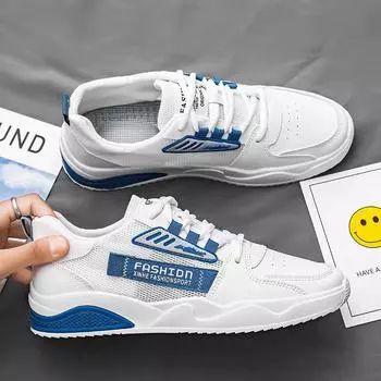 Shoe for Men 2024 Fashion Board Newest Breathable Sport Shoe Mesh Casual Shoes Adolescent All Match Men Shoe Vulcanized Shoes 43