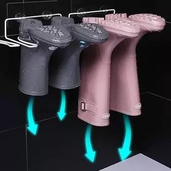 Shoe Rack Stand Long Boot Holder Save Space Wall-Mounted Shoes Storage Shelf Organizer For Home Accessories Shoe Storage Rack белый