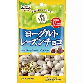 Shoei Delicy Йогуртовый шоколад с изюмом 38 г шоколада 1