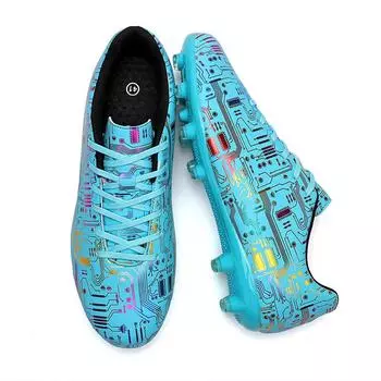 Shoes 2024 new football shoes men s low-top AG spikes broken nails student grass game training shoes 35