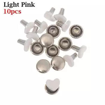 Shoes Clothes Doll Bags Accessories Mushroom Spikes Buttons Diy Dolls Buckles 6mm Belt Buckle 10pcs