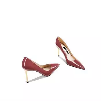 Shoes for Woman 2024 Pointed Toe Women s Summer Footwear High Heels Pumps Wedding Bride Shoe on Heeled Red Chic Point Fashion E 34