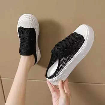 Shoes For Women 2024 Mules Woman Slippers Summer Slides Sandals With Strap Black Outside B Stylish Low Price Casual Unique 35