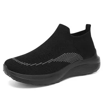 Shoes for Women Spring Fashion Mesh Comfortable Slip on Breathable Non-slip Casual Shoes Platform Sneakers Women 36-41 36