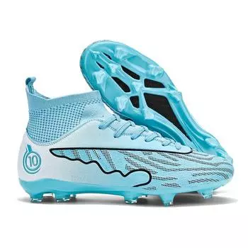 Shoes international surface single football shoes men and women children tf broken nails artificial turf AG long nails student training shoes 33