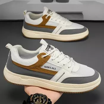 Shoes men s 2024 new sports and leisure board shoes summer non-slip and wear-resistant men s versatile students low-top trendy shoes 39