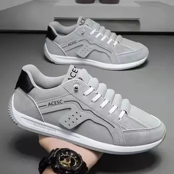 Shoes men s 2025 new sports shoes fashion trend casual shoes breathable and lightweight Forrest Gump shoes foreign trade 39 зелёный