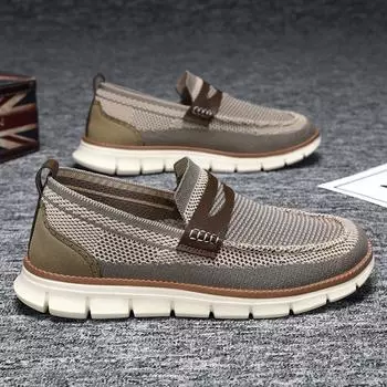 Shoes men s 2025 summer new casual single shoes canvas shoes versatile EVA one-pedal shoes 39