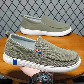 Shoes men s casual shoes new sneakers one pedal old Beijing cloth shoes men s shoes breathable and not smelly feet 39