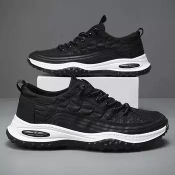 Shoes men s shoes wear-resistant trend versatile sports shoes men s trendy shoes work men s leisure spring 39 серый