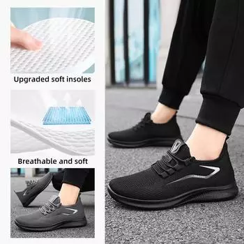 Shoes Men s sports shoes Summer polyurethane wear-resistant casual shoes Men s shoes Breathable and non-smelly feet Running shoes 39