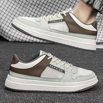 Shoes men s summer new breathable large mesh hollow large size men s shoes thin casual board shoes versatile men s sports shoes 39