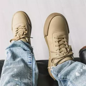 Shoes Men s Versatile Trendy Shoes Fashion Hong Kong Style Leather Surface Casual Shoes 2024 New Boys Versatile Autumn Men s Shoes 39