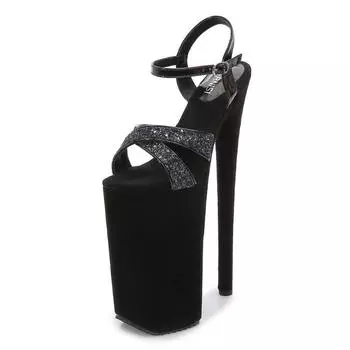 Shoes summer women s sandals new women s super high heel waterproof table pole dance performance supply 35