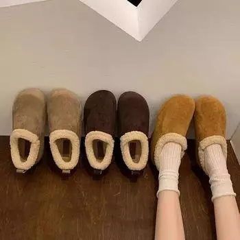 Shoes winter velvet thickened wool cotton shoes women s 2024 new warm cotton cold snow boots women s 35