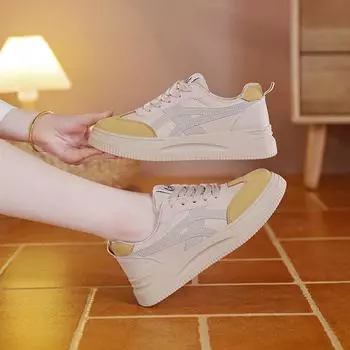 Shoes women s little white shoes spring and autumn new versatile fashion sports and leisure board shoes tide B 35 красный