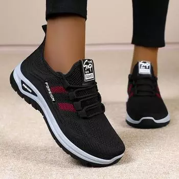 Shoes women s new shallow single shoes fly-woven breathable casual shoes versatile women s shoes soft soles are not tiring 36