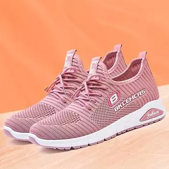 Shoes Women s New Women s Shoes Fashion Flying Woven Lace-up Casual Shoes Women s Sports Shoes 36
