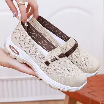 Shoes women s shoes versatile summer new mesh breathable not stuffy feet casual shoes soft sole not tired feet mother shoes 36