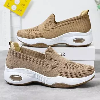 Shoes women s spring and autumn new women s shoes platform flying woven shoes shoes casual one-pedal heightening shoes 36