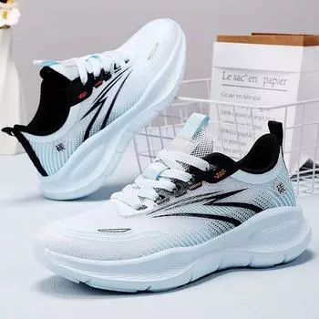 Shoes women s spring new soft-soled mesh breathable running shoes lightweight non-slip wear-resistant versatile mother shoes casual shoes 36