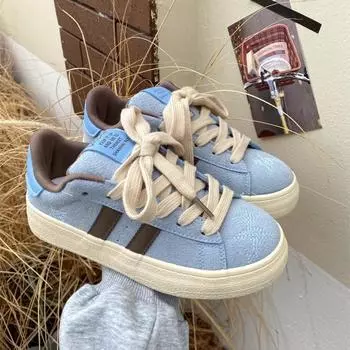 Shoes women s trendy versatile niche bread shoes 2025 autumn new platform casual board shoes retro little white shoes 35