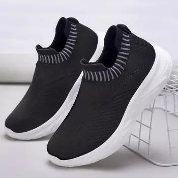 Shoes women s versatile new polyurethane lightweight one-pedal mother shoes flying woven breathable casual shoes shallow single shoes 36