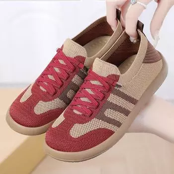 Shoes women s versatile spring new fly-woven mesh soft-soled casual shoes retro German training shoes soft-soled women s shoes 36