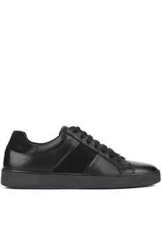 Shoetyle — Черные кожаные мужские повседневные туфли на шнуровке 250-1100