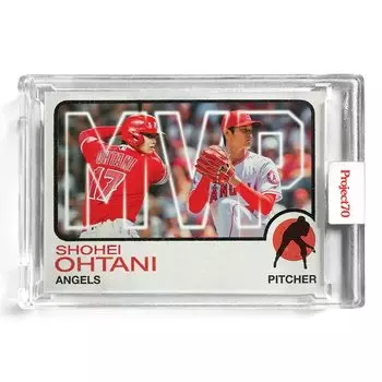 Shohei Ohtani Shohei Ohtani от Infinite Archives MVP Design Artist Collaboration MLB Topps #742 (Проект 202170)