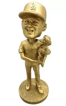 Shohei Otani официальная двойная фигурка-болванчик Decoy Decopin Los Angeles Dodgers [Горячая тема] [Официально] (Золото) [Элемент] золотой