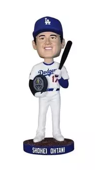 Шохей Отани Голова-пузырь Стадион Доджерс Апрель 2025 Фигурка, Эксклюзив, 2, [Продукт] белый