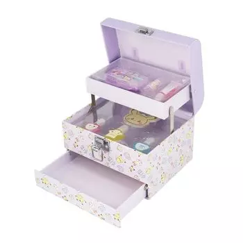 shoibdo Shobido Pokemon Pokemon Piece Makeup Box Cosmetic Set Pokemon Makeup Set Eyeshadow Lip Nail Gift Present фиолетовый