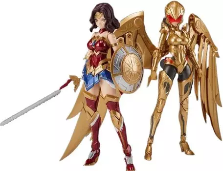 Shoko Hime & DC Wonder Woman 1/10 подвижная броня красивая девушка золотая броня боевая броня двойная пластиковая модель тела