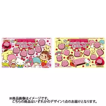 Шоколад для вечеринки со вкусом клубники «Fujiwara family Peco x Sanrio» 40 г 1