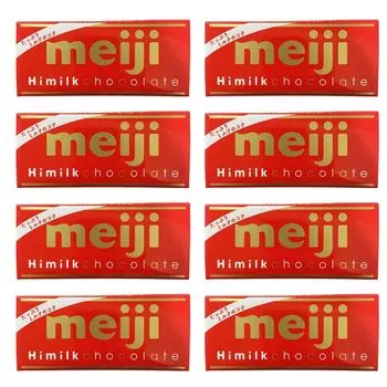 Шоколад Meiji Milk White High Milk Black Ассортимент Valentine White Day Christmas RPJ Set Milk 8 (Высокие Части)