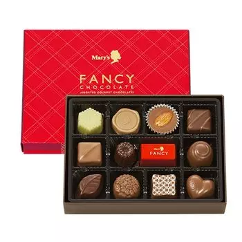 Шоколад Merry Chocolate Fancy Chocolate 12 штук в упаковке Подарочная карта прилагается Поздравительный подарок