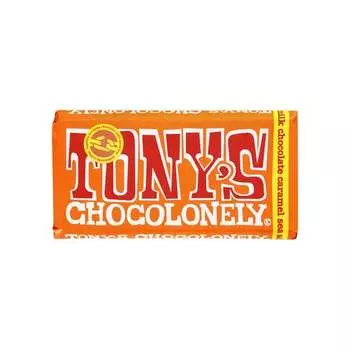 Шоколад молочный Tony s Chocolonely с карамелью и морской солью 180 г. В состав входит молочный шоколад с карамелью и морской солью. В состав входит молочный шоколад с карамелью и морской солью. 1