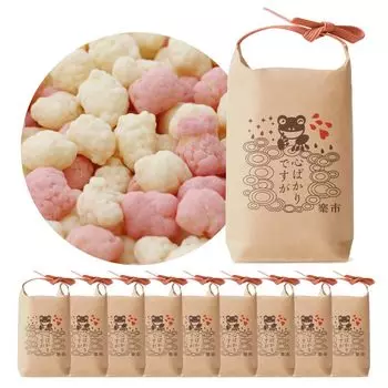 Шоколад Okashi Rakuichi Amaou Strawberry MIX, набор из 10 пакетиков, шоколад All About My Heart, Hail Okaki White Day, сообщение для возврата, в индивидуальной упаковке