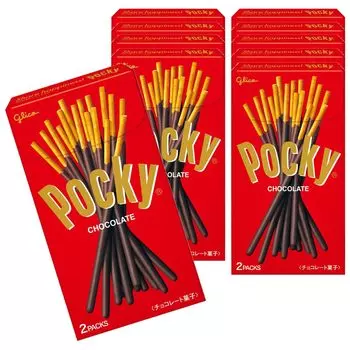 Шоколад Pocky 2 пакета x 10 коробок Ezaki Glico Большая емкость Индивидуально упакованные сладости Сладости Шоколадные закуски Подарочный день Белый день День святого Валентина