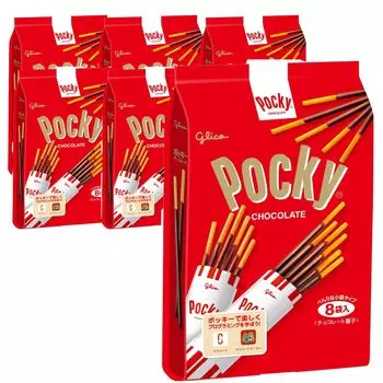 Шоколад Pocky 8 пакетиков x 6 штук Ezaki Glico
