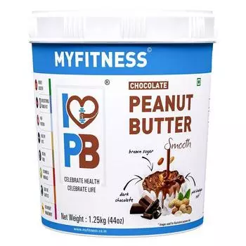Шоколадная арахисовая паста I LOVE PB MYFITNESS Smooth, 1250 г