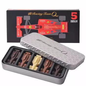 Шоколадная мини-машинка, набор из 5 коробок шоколада 2025 года, автомобильная гонка, смешная [шоколад ко Дню святого Валентина]