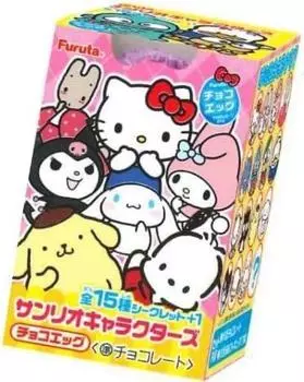 Шоколадное яйцо Furuta Sanrio Characters 10 штук