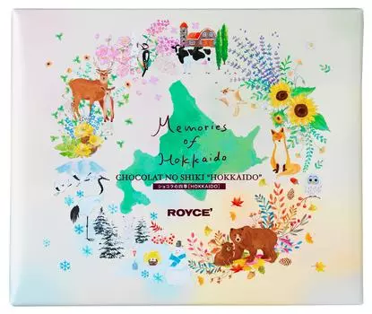 Шоколадные конфеты Royce Four Seasons Select, вдохновленные четырьмя временами года, 1 шт. Chocolat s [ХОККАЙДО] (х 1)