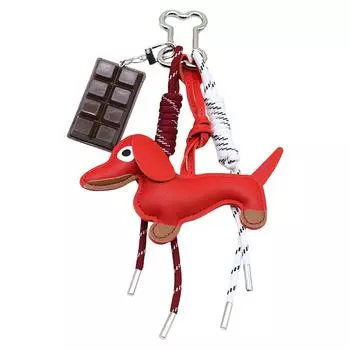 Шоколадный брелок брелок такса брелок для ключей от машины шарм для сумки плетеная веревка подвеска для сумки брелоки для украшения сумки 4