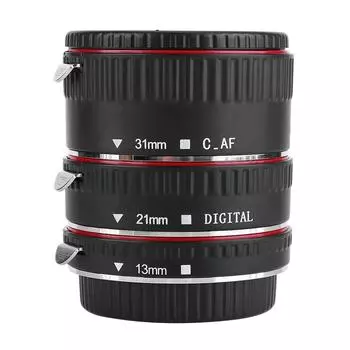 SHOOT Автоматический автофокус 31 21 13 мм макроудлинительный тубус набор для камеры Canon Ef EF S